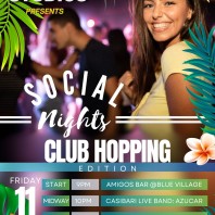 Our Social Nights  “club” hopping was a super fun night out!!